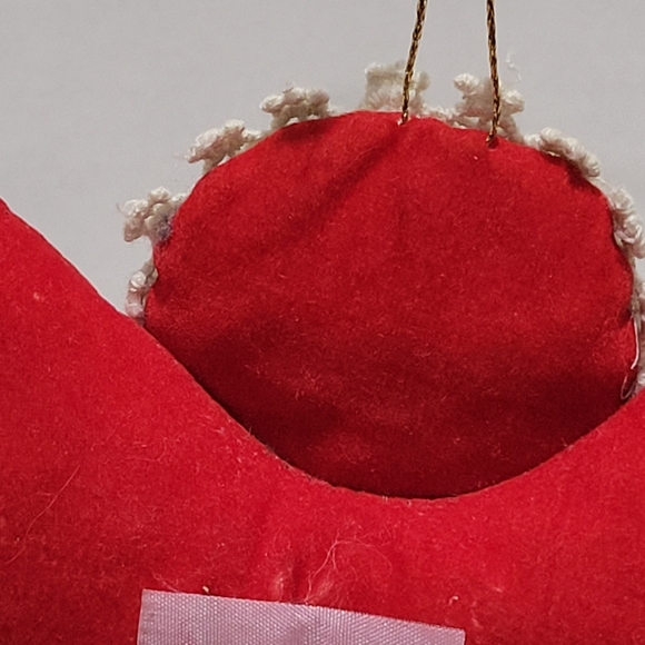 Kurt Adler 70s vintage velvet cloth Angel Christmas ornament - Picture 8 of 8
